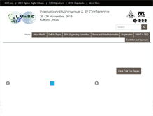 Tablet Screenshot of imarc-ieee.org
